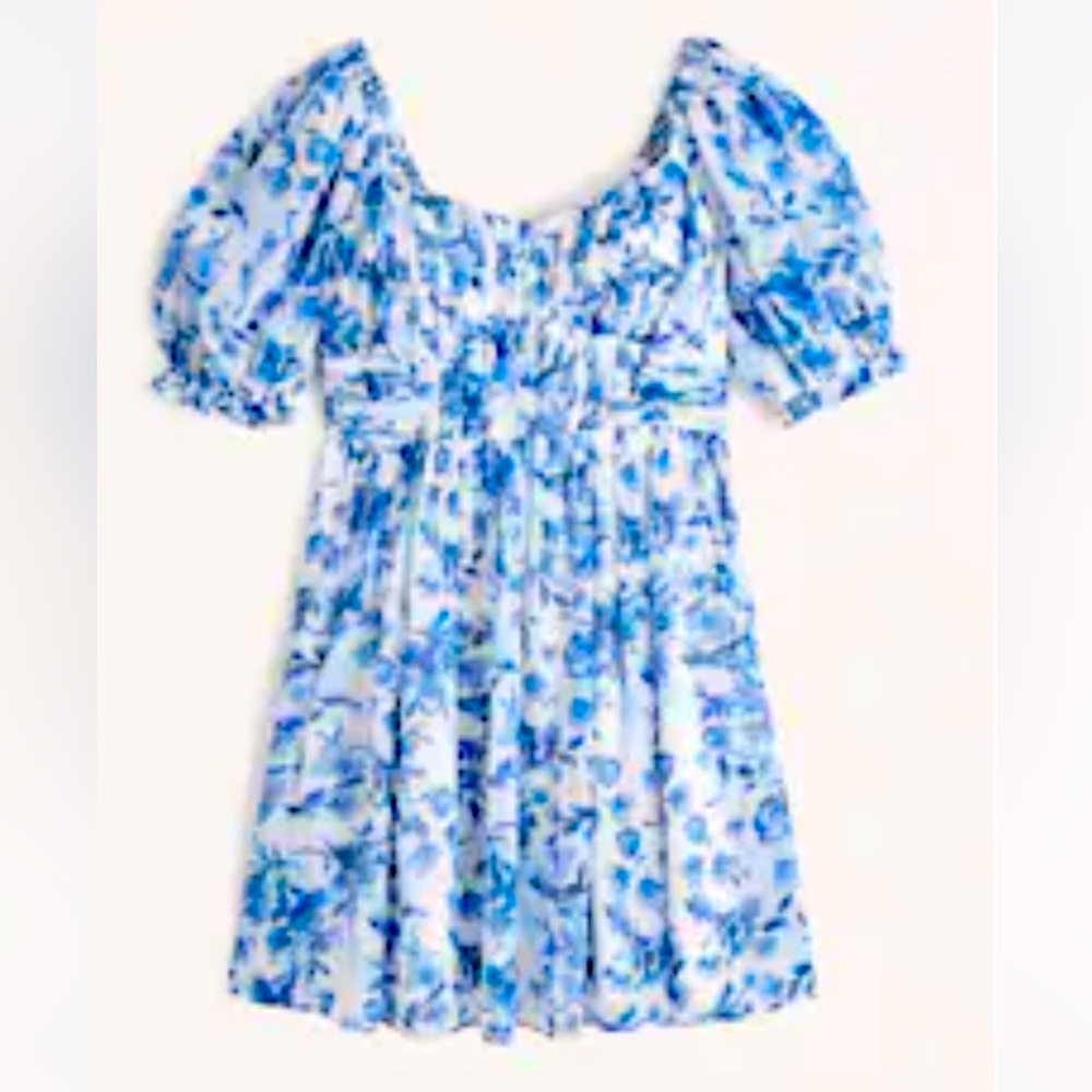 Blue Floral Dress